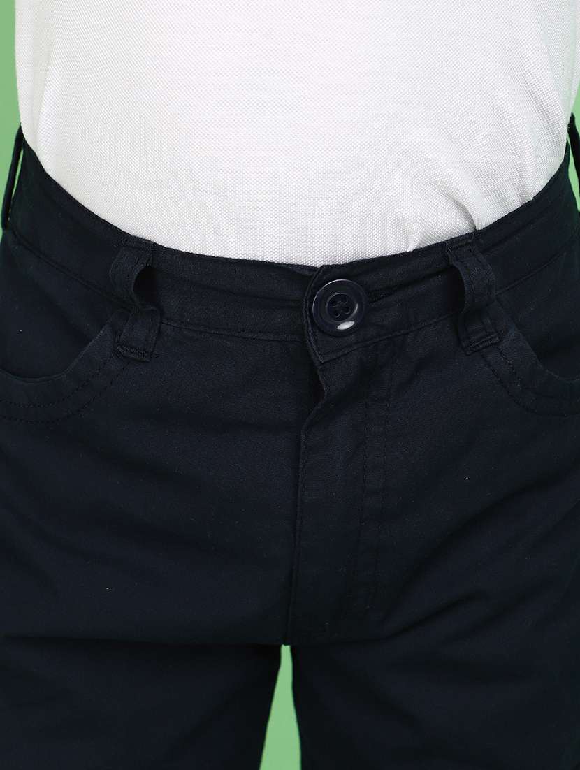 boys solid color cargo trouser - 20862819 -  Standard Image - 5
