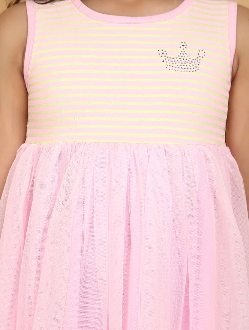 girls round neck printed frock - 20862828 -  Standard Image - 5