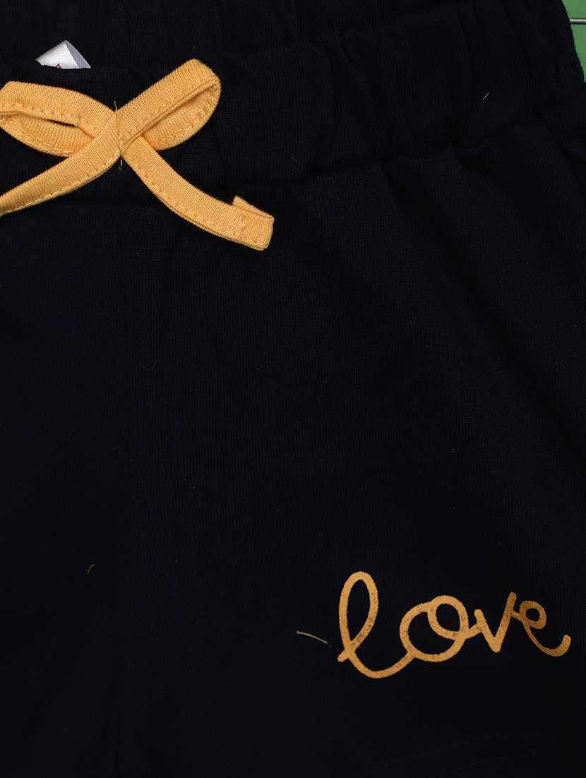 orange printed detailed top & shorts set - 20862831 -  Standard Image - 3