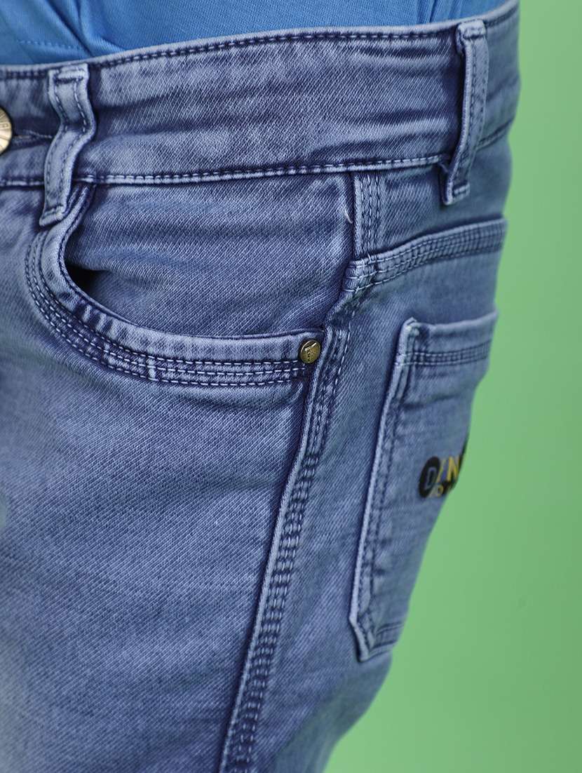 boys blue solid cargo - 20862896 -  Standard Image - 5