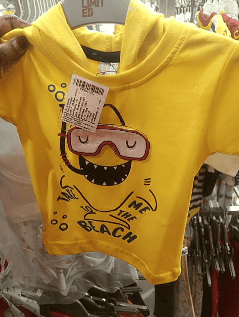 yellow cotton single jersey tshirt - 20862915 -  Zoom Image - 0
