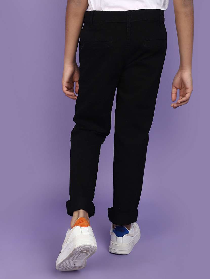 boys solid mid rise slim fit jean - 20862923 -  Standard Image - 3