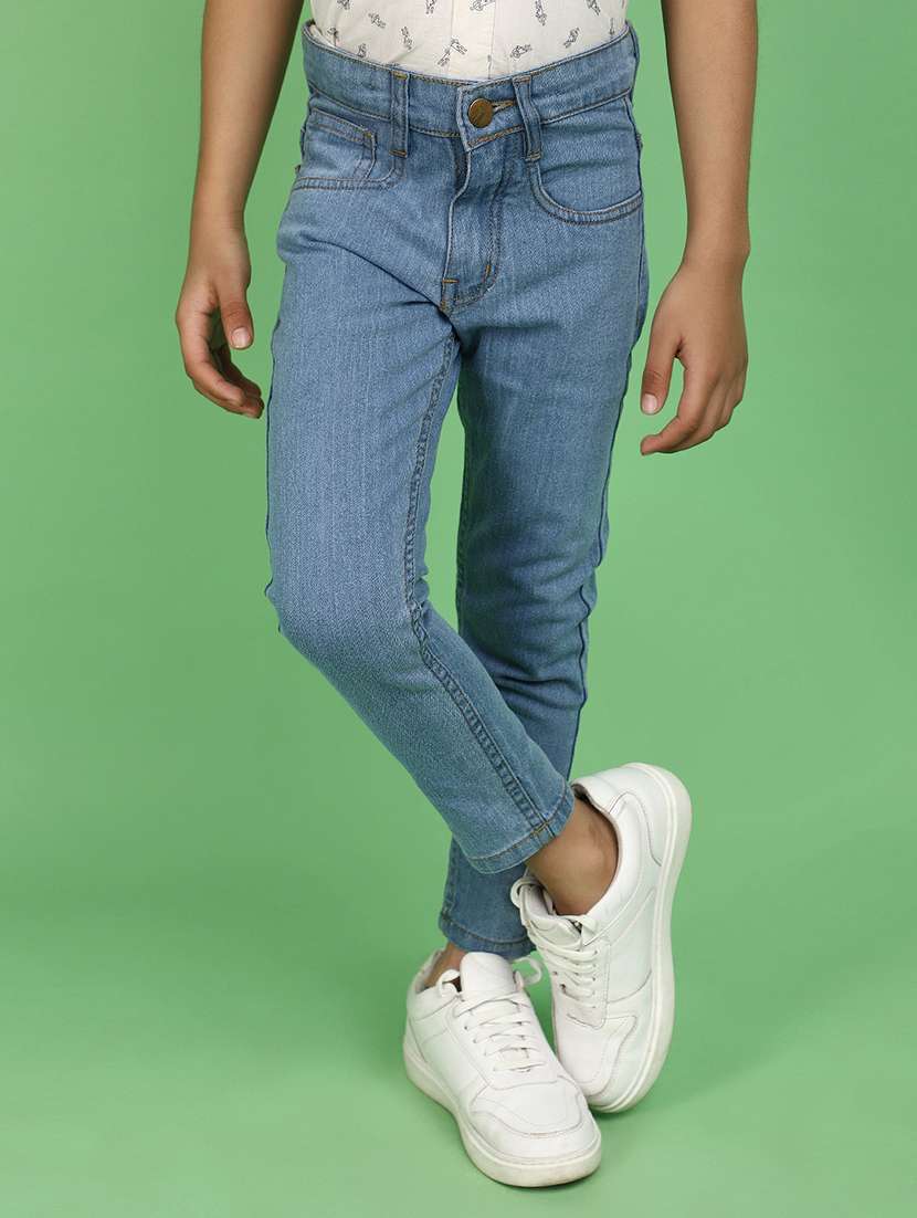 boys slim fit solid jean