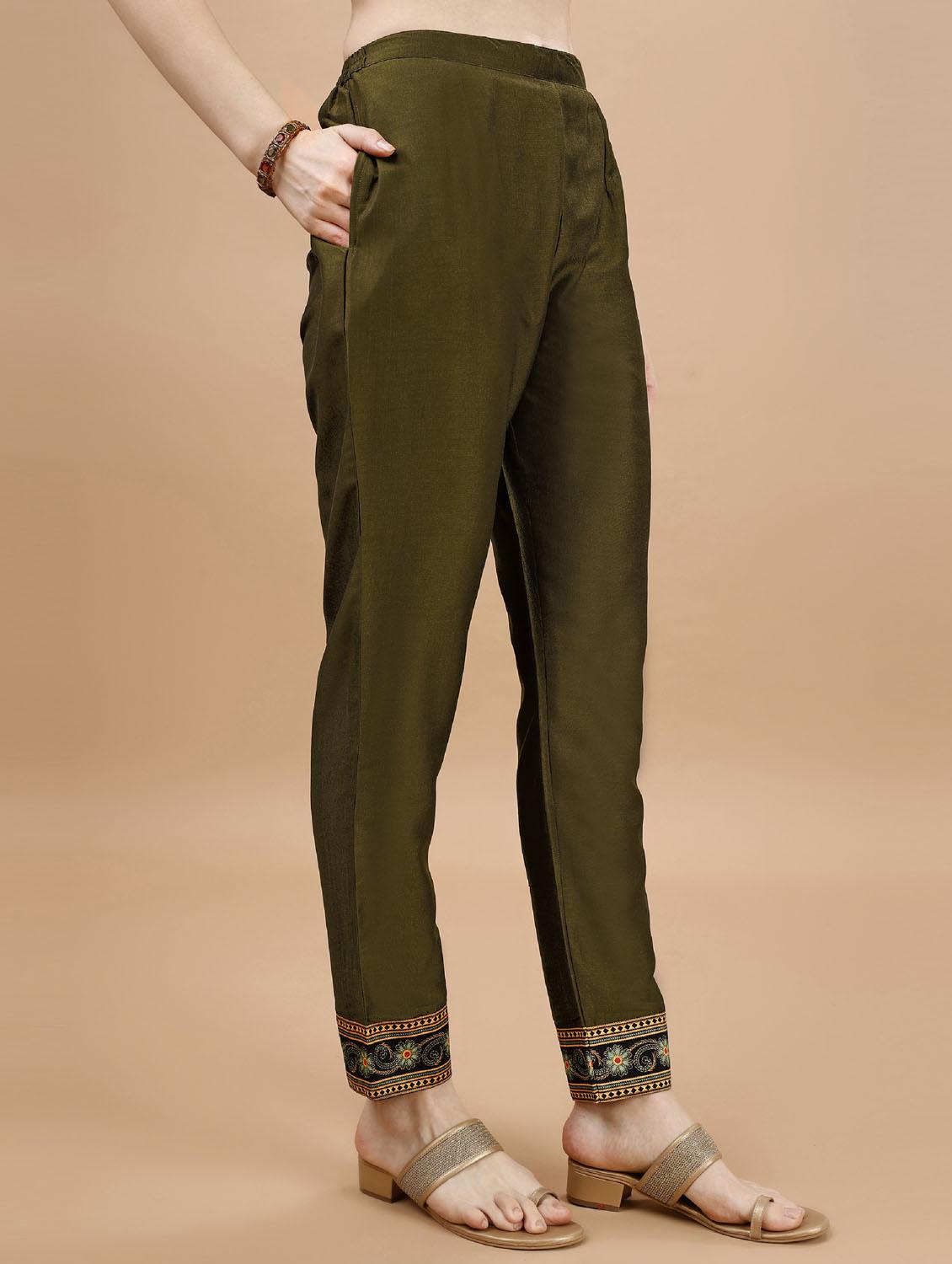 women three quarter sleeve kurta pant with dupatta set - 20864358 - Standard Image - 3