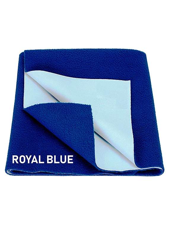 solid blue rubber mat