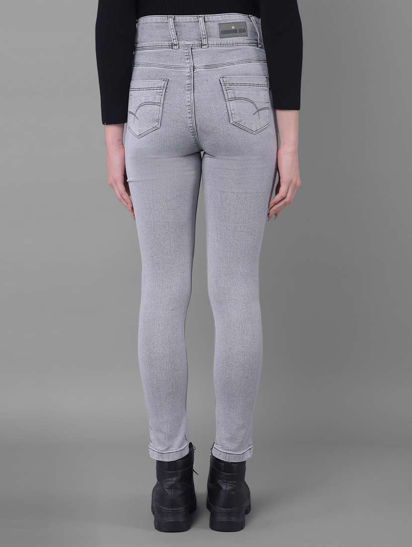 women plain slim fit jean - 20864510 -  Standard Image - 3