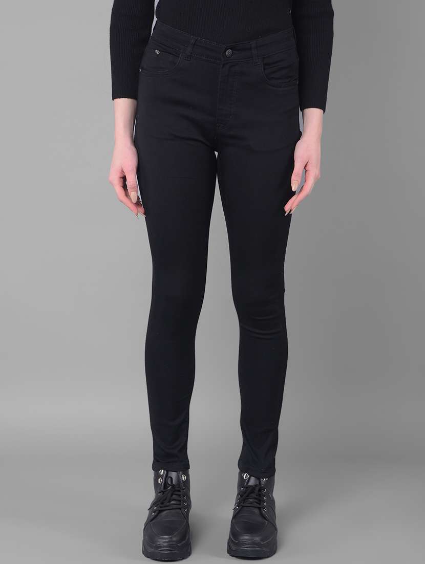 women plain skinny fit jean