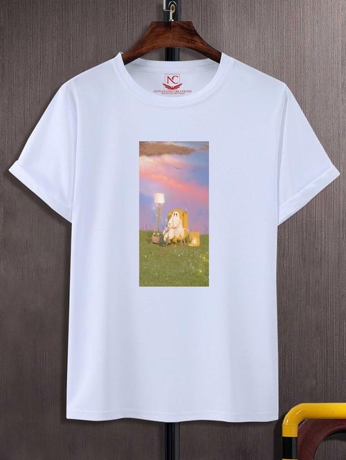 unisex graphic printed t-shirt - 20865835 - Standard Image - 0