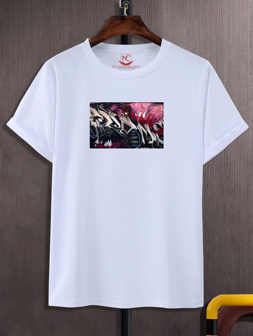 unisex graphic printed t-shirt - 20866215 - Standard Image - 0