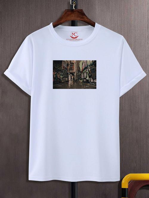 unisex graphic printed t-shirt - 20866240 - Standard Image - 0