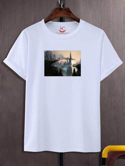 unisex graphic printed t-shirt - 20866482 - Standard Image - 0