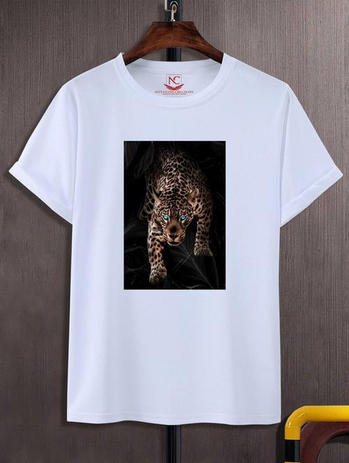 unisex white graphic printed t-shirt - 20866548 -  Standard Image - 0