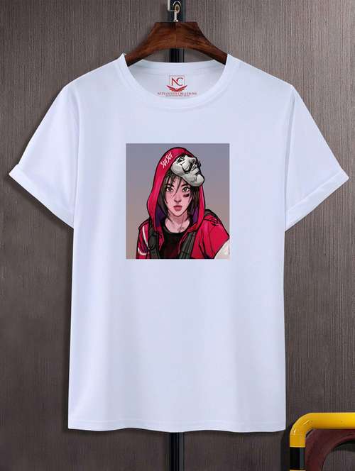 unisex graphic printed t-shirt - 20866563 - Standard Image - 0