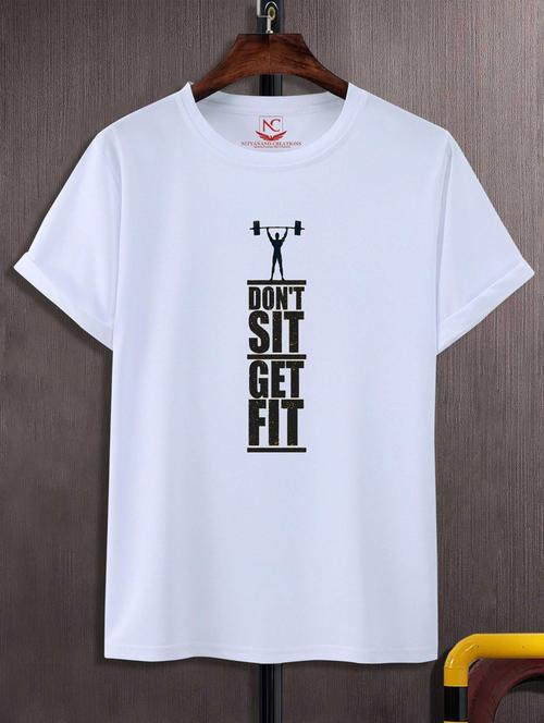 unisex white graphic printed t-shirt - 20866659 -  Standard Image - 0