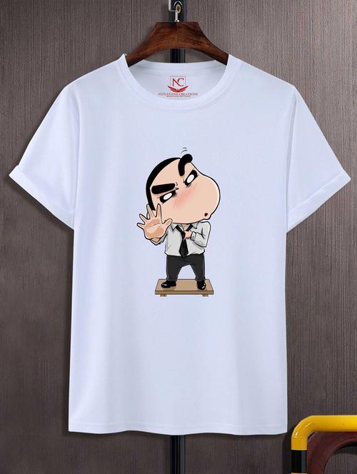 unisex white graphic printed t-shirt - 20866680 - Standard Image - 0