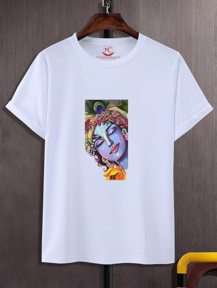 unisex white graphic printed t-shirt - 20866723 -  Zoom Image - 0