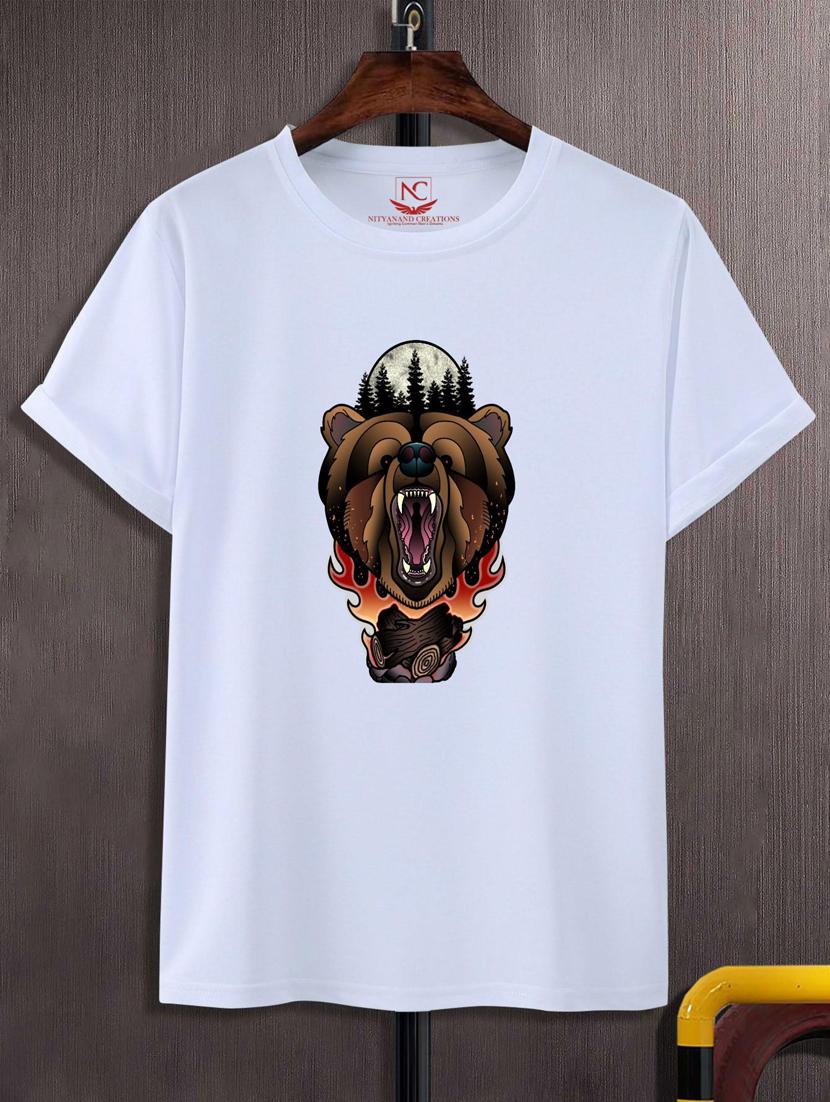 unisex white graphic printed t-shirt - 20866730 - Zoom Image - 0