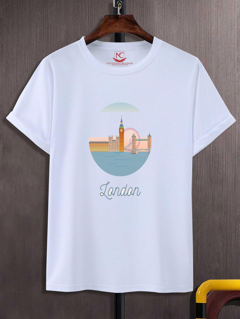 unisex white graphic printed t-shirt - 20866770 -  Zoom Image - 0