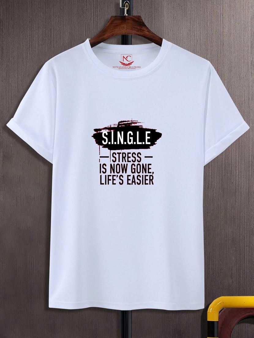 unisex white graphic printed t-shirt - 20866781 -  Zoom Image - 0