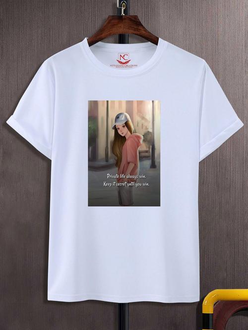 unisex graphic printed t-shirt - 20866797 - Standard Image - 0