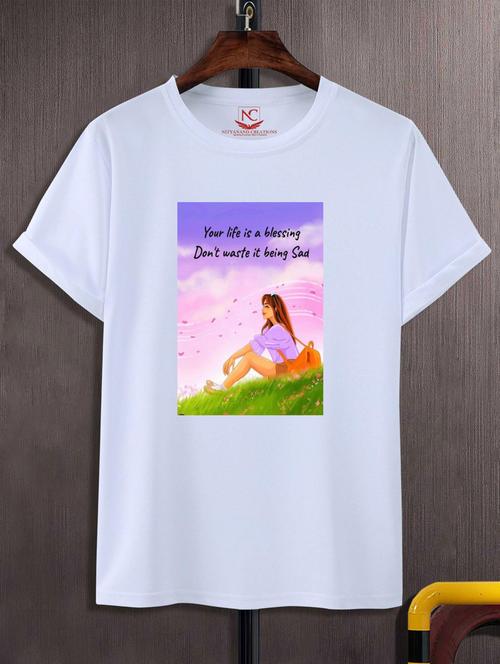 unisex graphic printed t-shirt - 20866804 - Standard Image - 0
