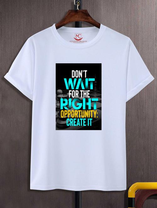 unisex white graphic printed t-shirt - 20866863 - Standard Image - 0