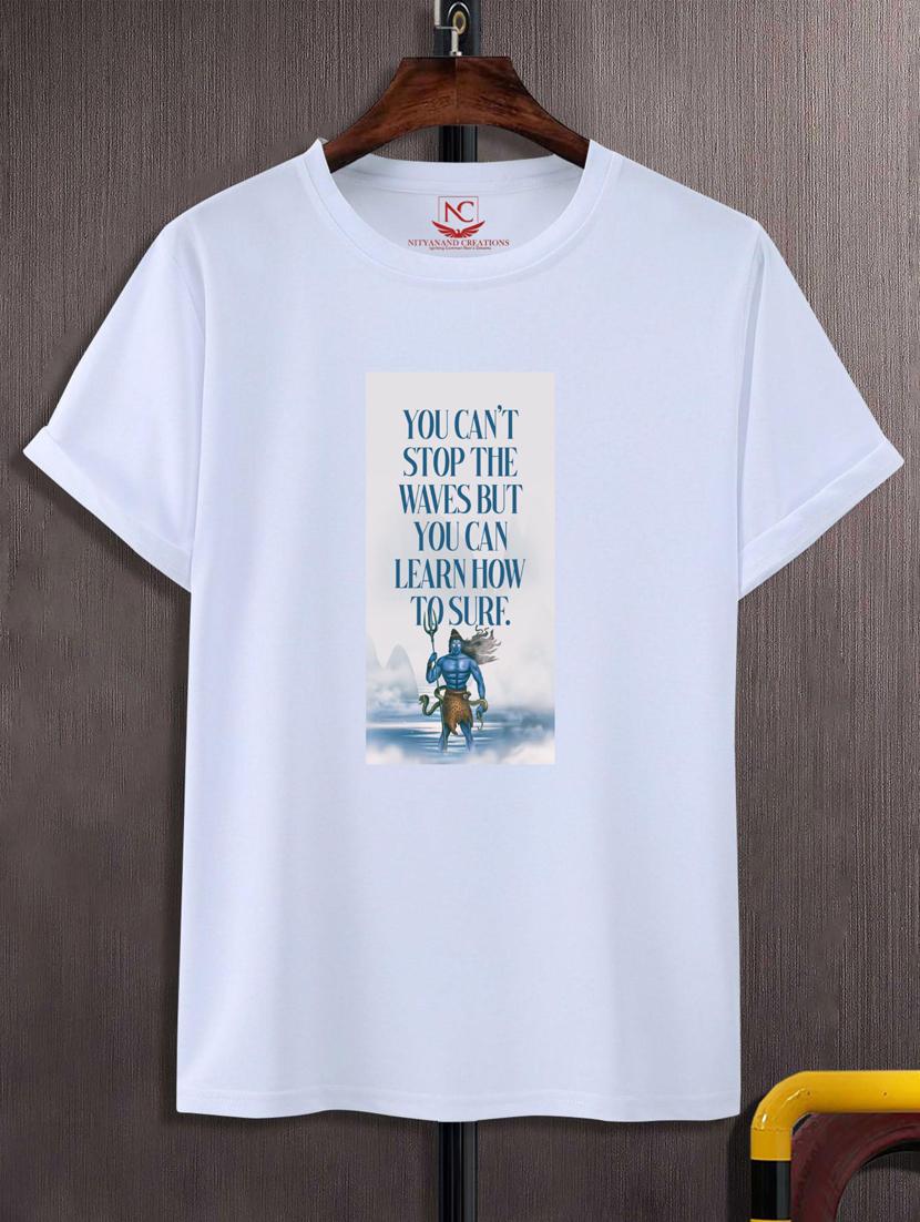 unisex white graphic printed t-shirt - 20866880 - Zoom Image - 0