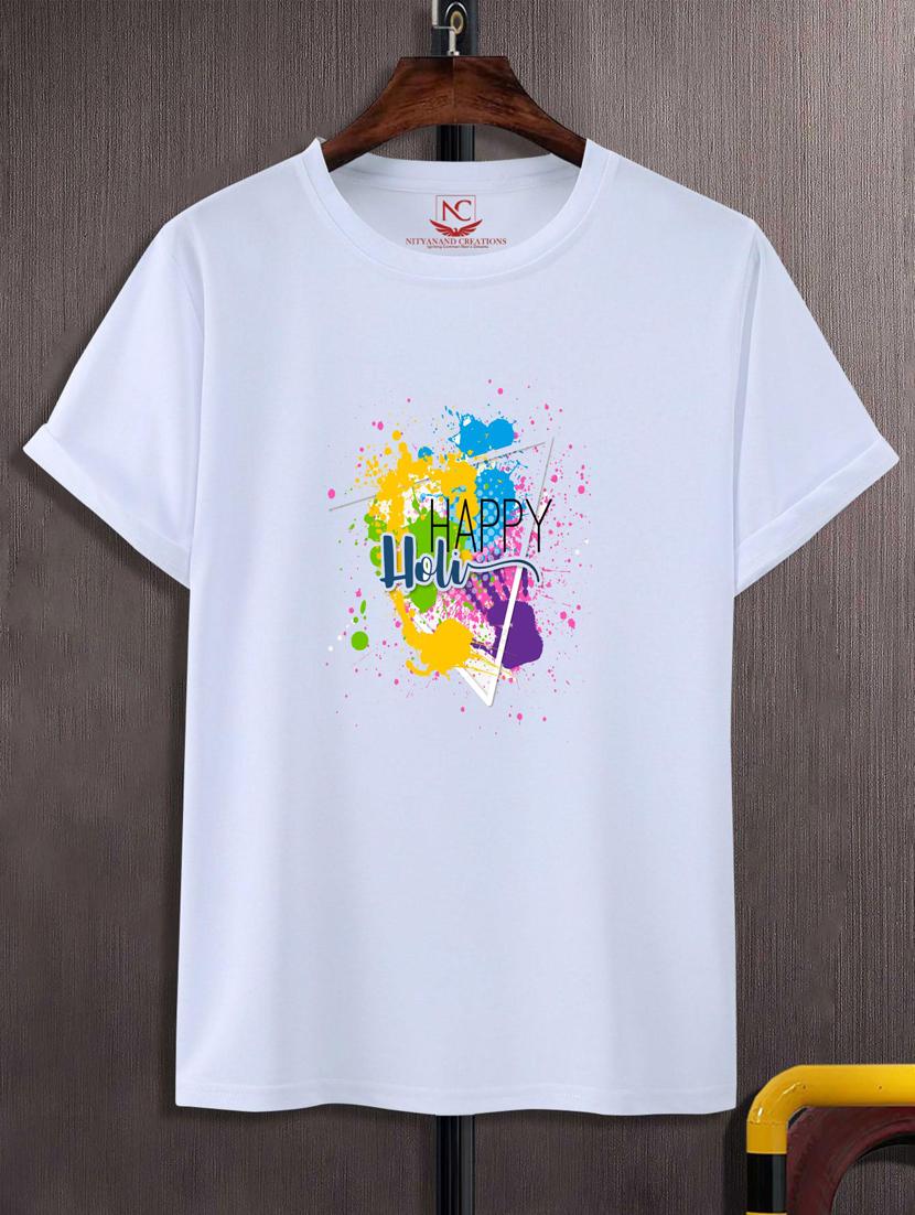 unisex white graphic printed t-shirt - 20866889 - Zoom Image - 0