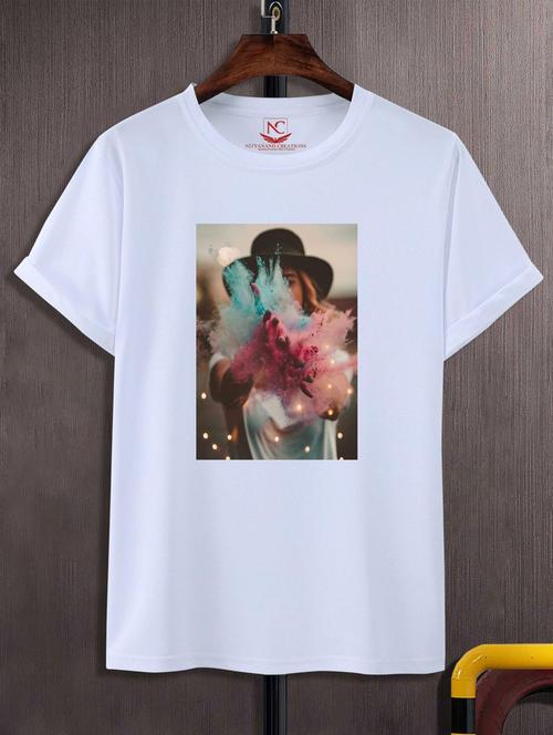 unisex graphic printed t-shirt - 20868674 - Standard Image - 0