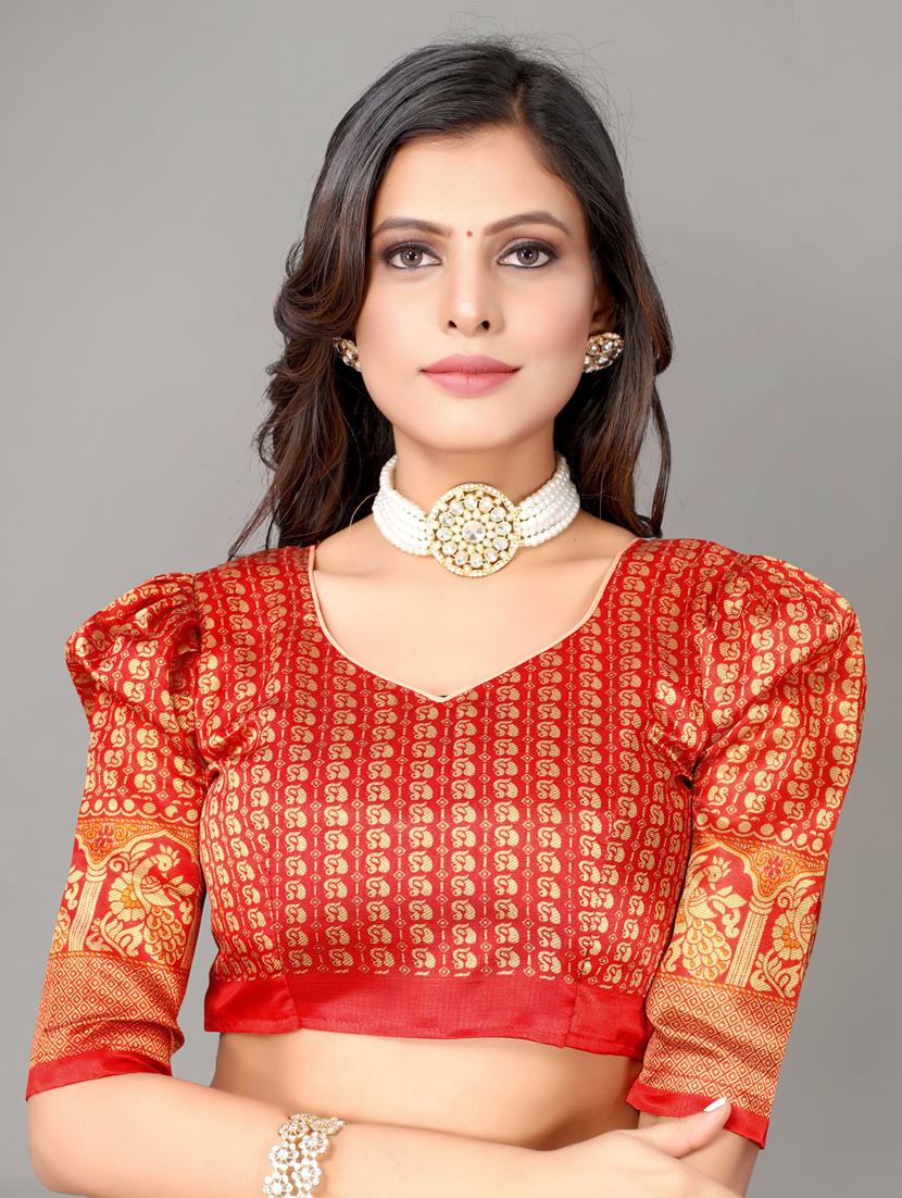 women multi color pack of 2 sarees with blouse - 20874968 - Standard Image - 3