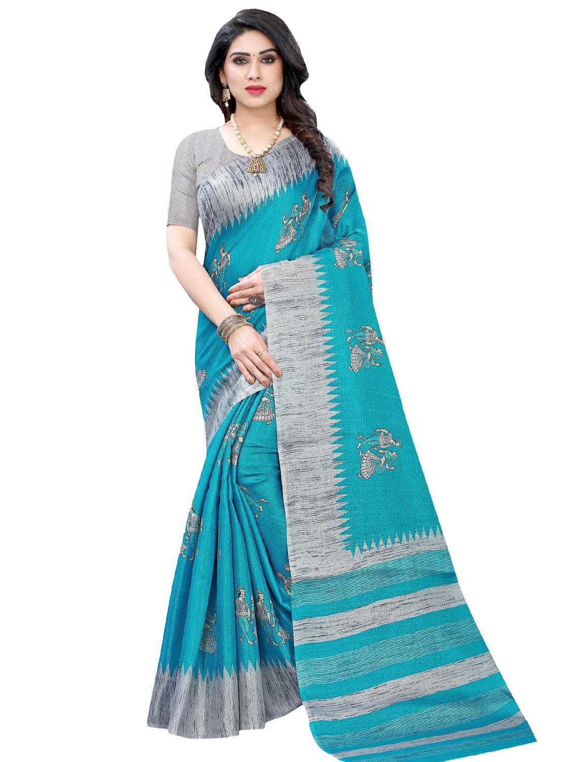 pack of 3 multi colored combo saree with blouse - 20875815 - Standard Image - 3