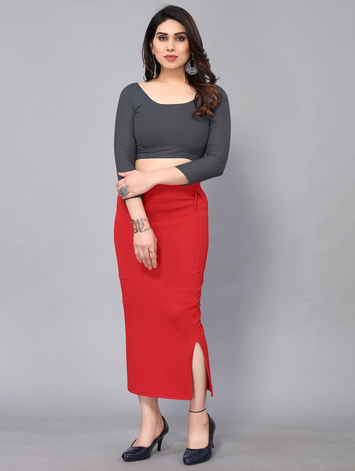 women solid saree shaper - 20876065 - Standard Image - 3