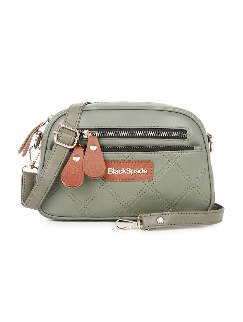 green solid sling bag - 20876381 - Zoom Image - 0