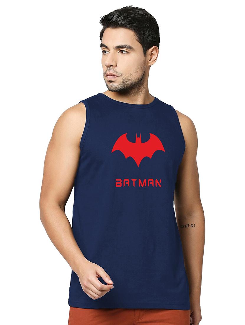 blue pure cotton vest - 20876626 -  Zoom Image - 0