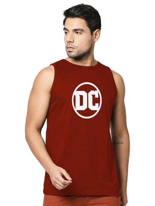 men chest print cotton vest - 20876812 - Standard Image - 0