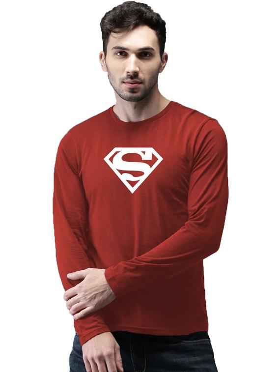 maroon cotton t-shirt - 20877981 - Zoom Image - 0