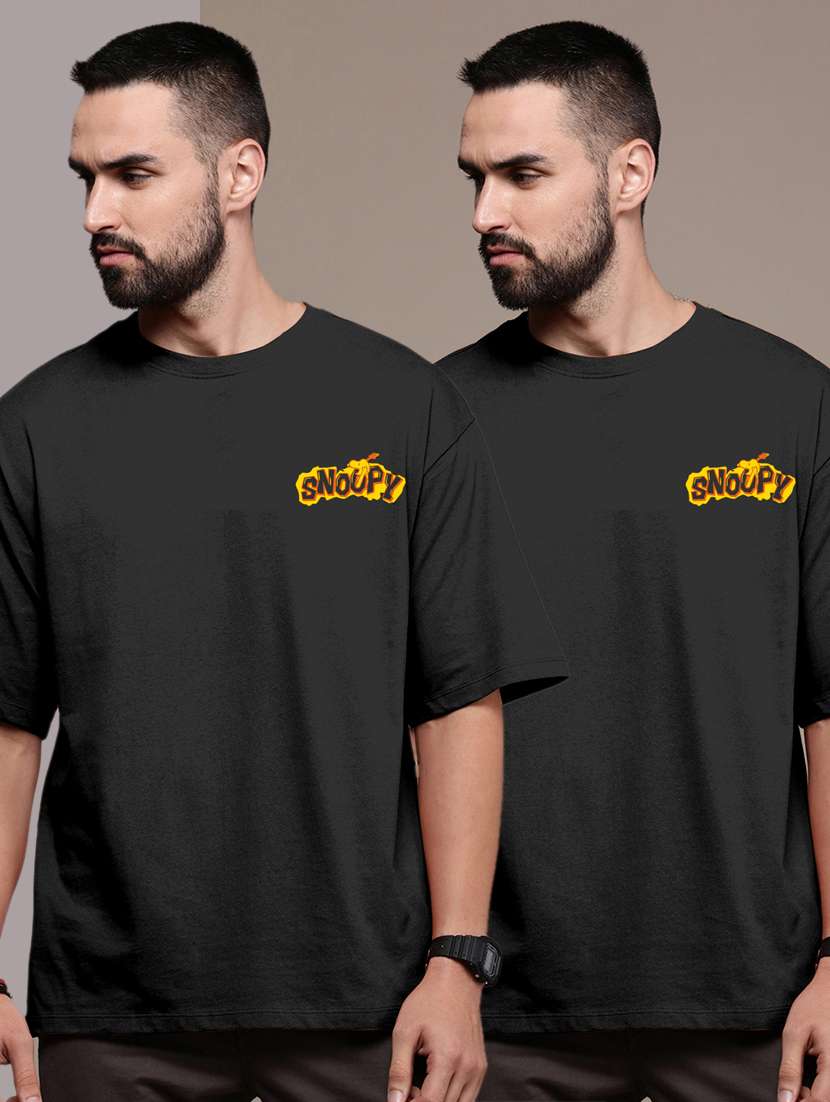 pack of 2 round neck combo t-shirt