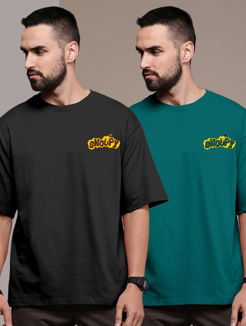 pack of 2 round neck combo t-shirt