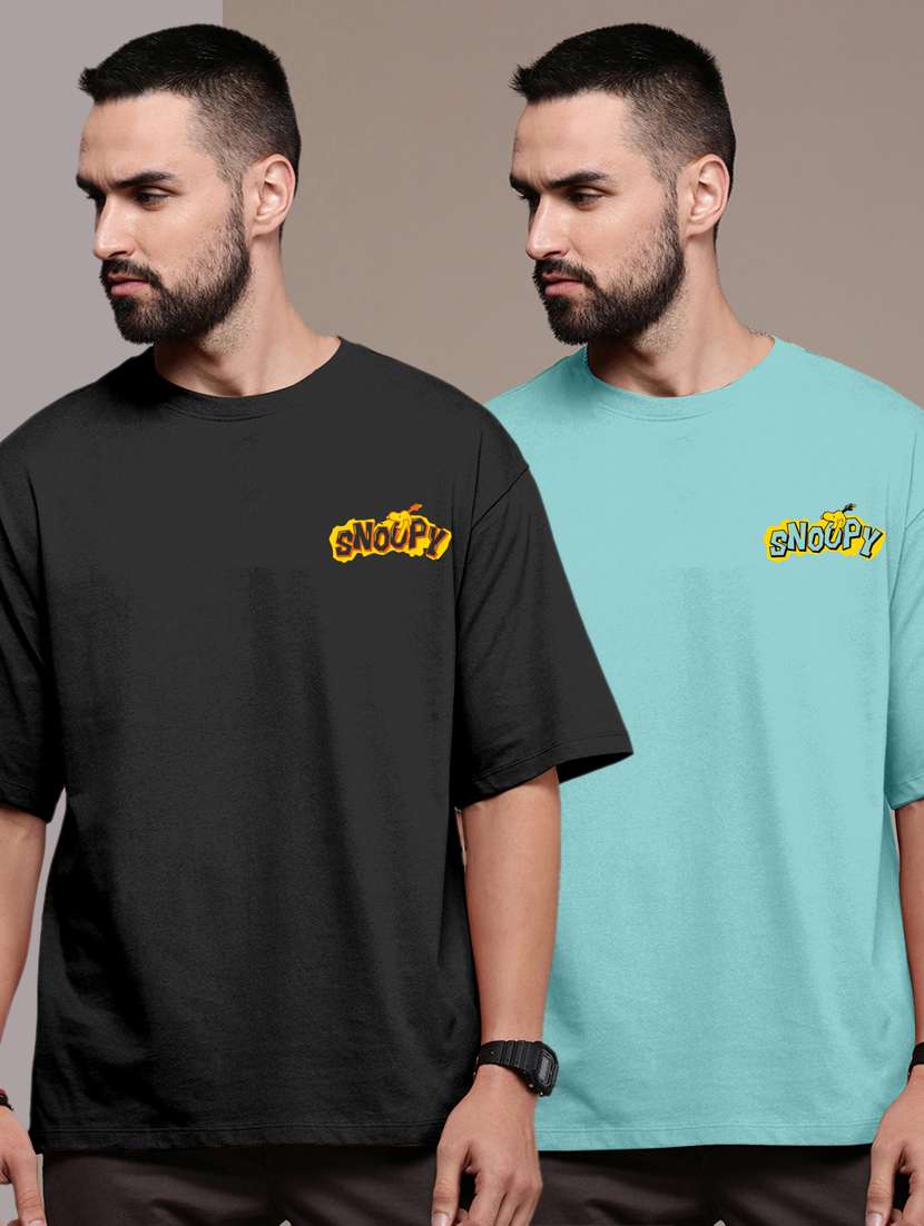 pack of 2 round neck combo t-shirt