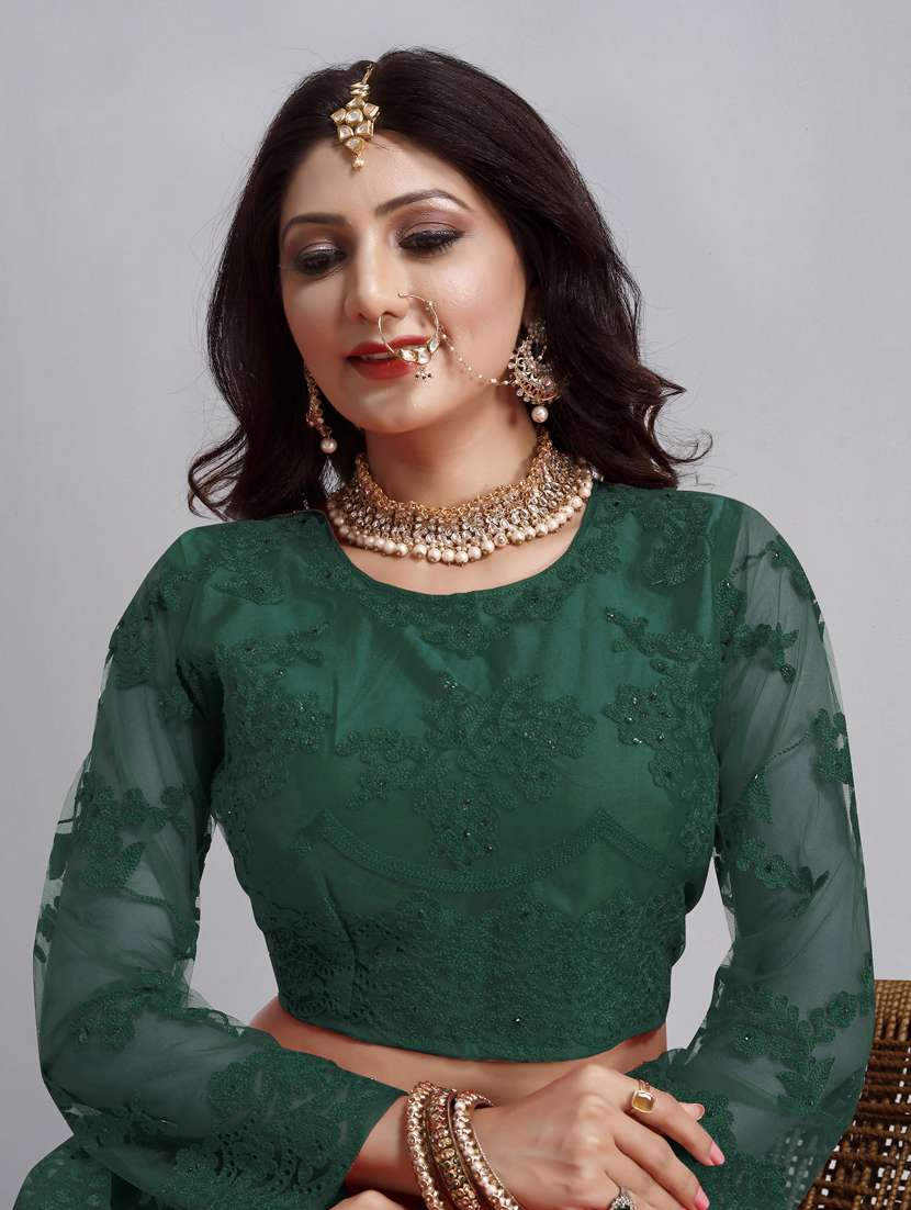 women embroidered lehenga choli with dupatta - 20878692 - Standard Image - 3