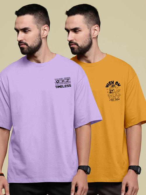 pack of 2 round neck combo t-shirt - 20879241 -  Standard Image - 0
