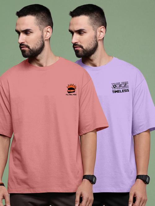 pack of 2 round neck combo t-shirt - 20879245 - Standard Image - 0