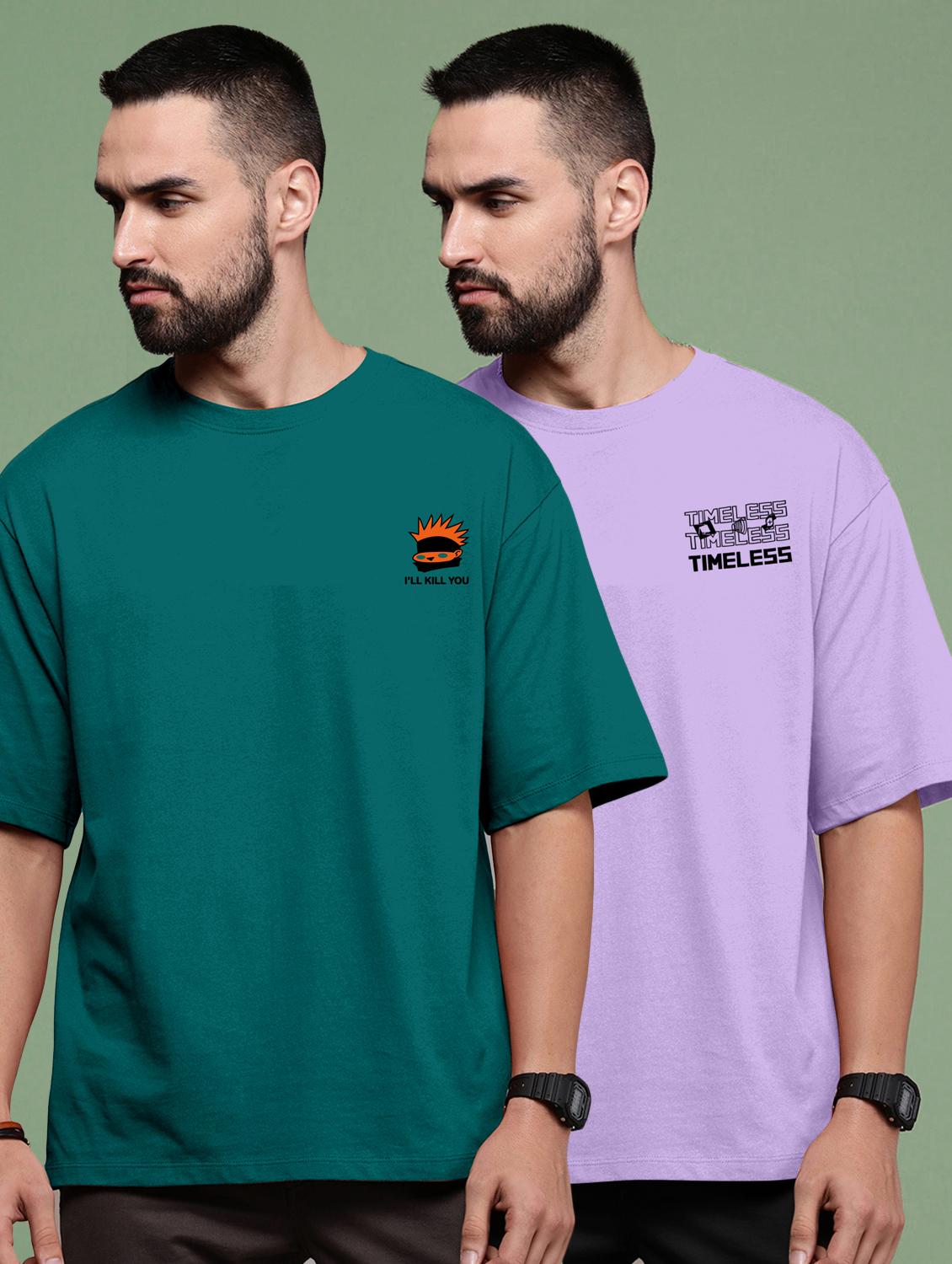 pack of 2 round neck combo t-shirt - 20879246 - Zoom Image - 0