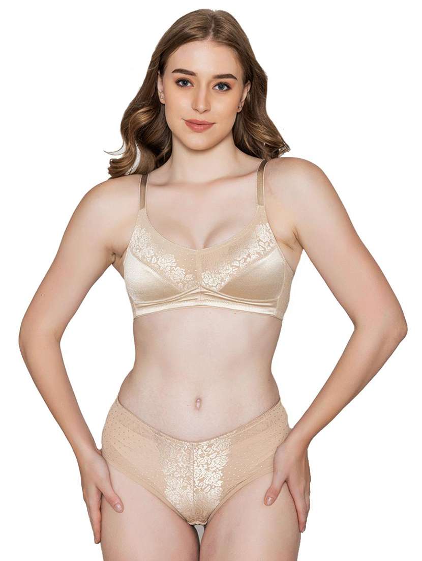 women self-designed jacquard bra and panty set - 20879513 - Zoom Image - 0