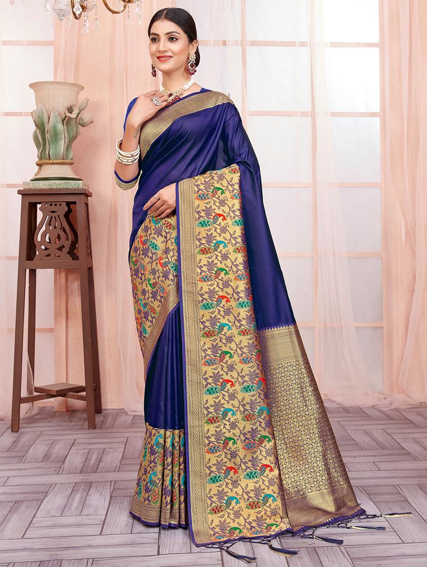 women self design paithani saree with blouse - 20879828 - Zoom Image - 0