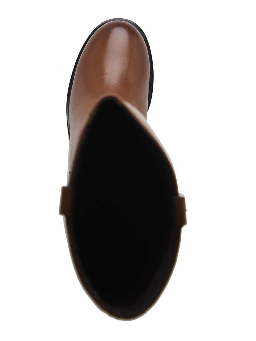 tan calf length boots - 20881646 -  Standard Image - 5