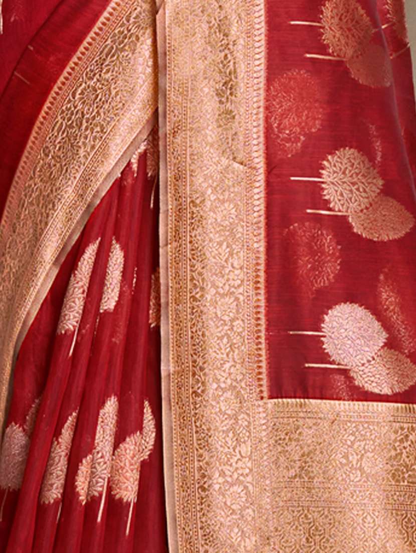 women self design bordered saree with blouse - 20881681 -  Standard Image - 3