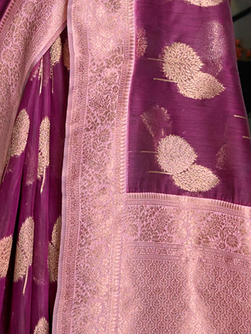 women self design bordered saree with blouse - 20881685 - Standard Image - 3