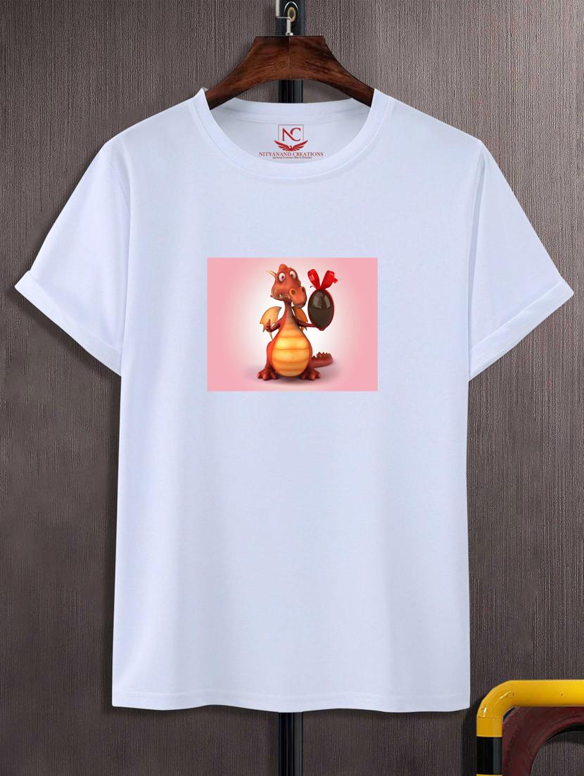 unisex white graphic printed t-shirt - 20882413 -  Zoom Image - 0