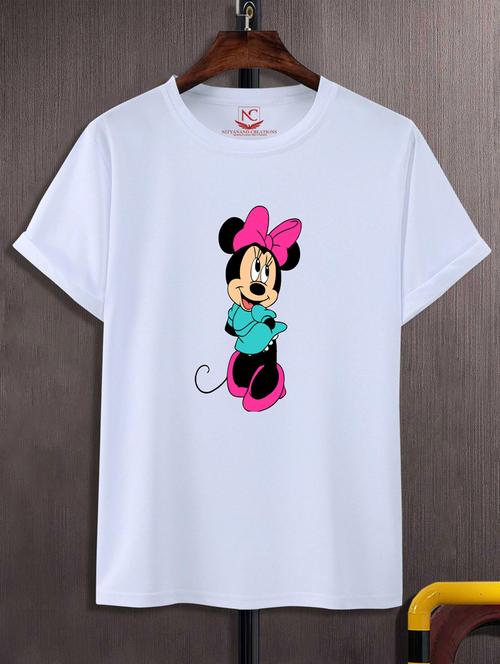 unisex white graphic printed t-shirt - 20882418 -  Standard Image - 0